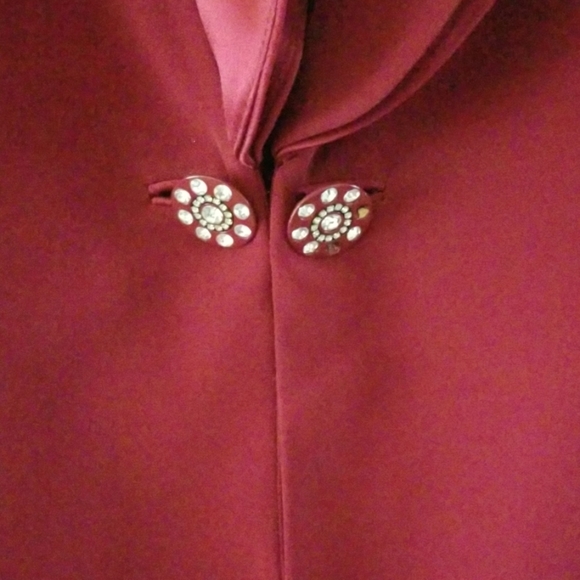 Oleg Cassini BlackTie Dress and coat - Picture 3 of 8